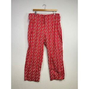 Old Navy Women's Pajama Pants Size XL Red Heart Print Lounge Sleepwear